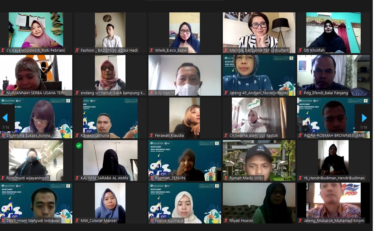 Bootcamp IKRA Indonesia 2021: Babak Baru Pelaku Usaha Syariah Terpilih